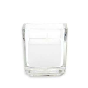   White Square Glass Votive Candles (96pcs/Case) Bulk