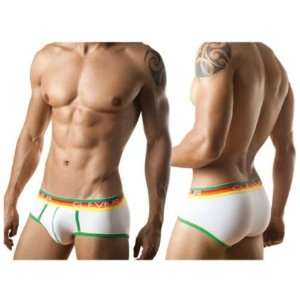  Clever Stripes Sporty Brief Color Green Medium Sports 