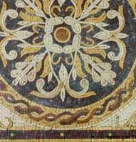 43.7x30.9lovely marble mosaic floor, wall inlay decor  