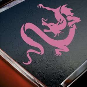  Chinese Dragon Pink Decal Car Truck Bumper Window Pink 