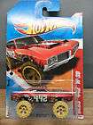 2011 HOT WHEELS 1/64 THRILL RACERS DESERT OLDS 442 W 30 LIFTED RED 