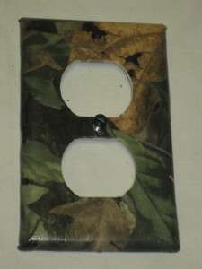 NEW Mossy Oak Camo Outlet Cover Hunting Lodge Decor Item   Camouflage 