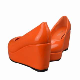 Stunning Princess Candy Color Wedge High Heels Womens Shoes Platform 
