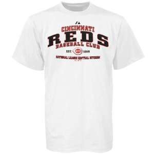 Majestic Cincinnati Reds Fan Club White T shirt  Sports 