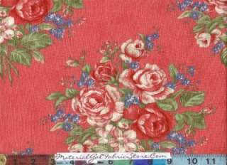 Moda Charlevoix Fabric ~ 14693 13 BlueTiny Rose  