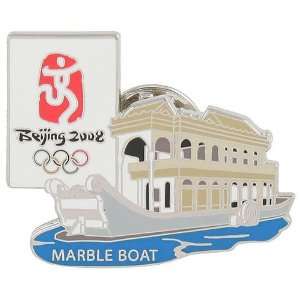  2008 Olympics Beijing Marble Boat Pin