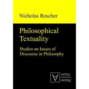  Philosophical Textuality Studies on Issues of Discourse 