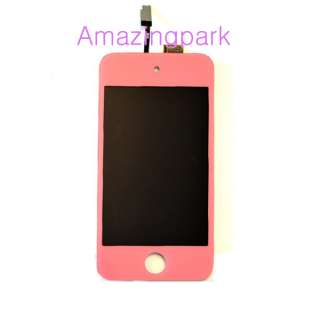Pink iPod Touch 4th 4 Gen 4G LCD Digitizer Screen Assembly 8GB 32GB 