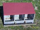 metal Chicken nesting box, chicken coop, 3 holes