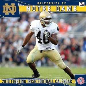  Notre Dame Fighting Irish 2010 Football Team Calendar 