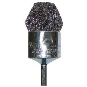 com Controlled Flare End Brushes   1/2 crimped wire cntrldflare end 