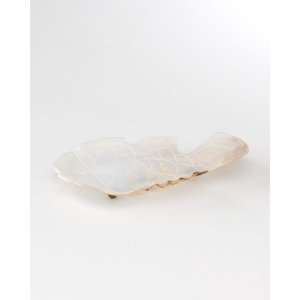 Coldwater Creek Fish shell Natural plate 