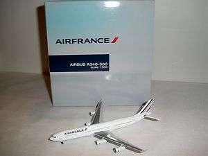 Hogan Wings 1500 diecast Air France nc A340 300 A 340 airliner 