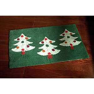  Christmas Tree THROW RUG bath mat holiday decorations 