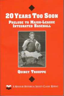 20 Years Too Soon Prelude to ML Integrateed Baseball 9781883982072 