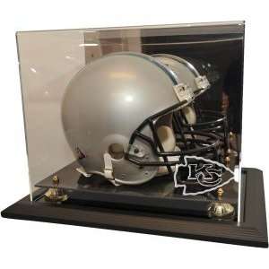  Kansas City Chiefs Zenith Helmet Display, Black Sports 