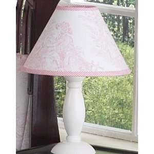 French Pink Toile Lamp Shade