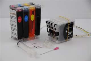   Continuous Ink System With Dye Ink For Brother LC61 Cartridges  