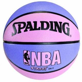 Spalding 73 132 Pink & Purple NBA Street Basketball, Size 6 (28.5)