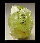 natural terminated Yellow gem BRAZILIANITE w/ Albite crystal BRAZIL