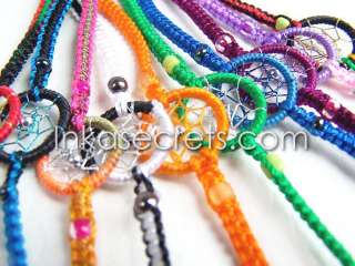 100 Dreamcatcher Friendship Bracelets Mixed Colours  