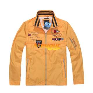 NWT P&S Bruce Shark Mens Long Sleeve Coats Jacket SzM XXL Blue Orange 