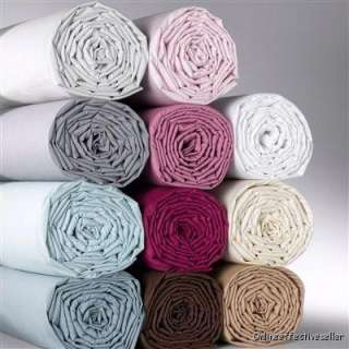 Sale 1000TC 100% Egyptian Cotton Soft Solid Pillow Case Pair Choose 