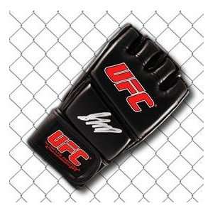   UFC Fight Model GLOVE   Autographed UFC Gloves Sports Collectibles