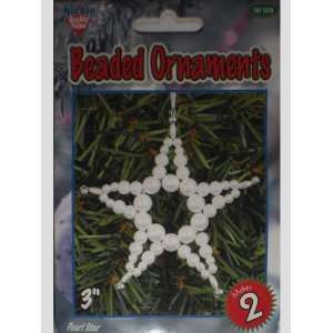  Pearl Star Beaded Ornaments Craft Kit