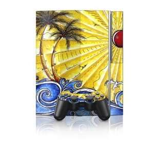  Ocean Fury Design Protector Skin Decal Sticker for PS3 Playstation 