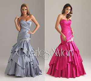   Mermaid Bridesmaid/Evening/Prom dress/Formal/Ball gown/SZ 6 8 10 12 14
