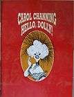 Hello Dolly Souvenir Broadway Program Carol Channing