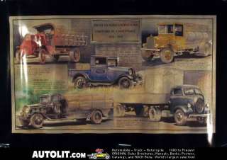 1920 1928 1938 Ford Truck Poster French Mack Sterling  