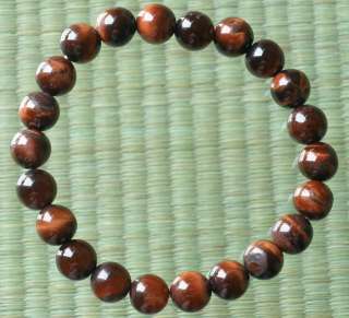 Red Tiger Eye Beads Tibet Buddhist Prayer Mala Bracelet  