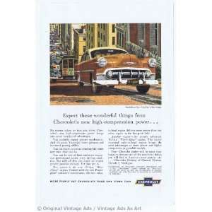  Ten 4 door sedan Brown in San Francisco Vintage Ad 