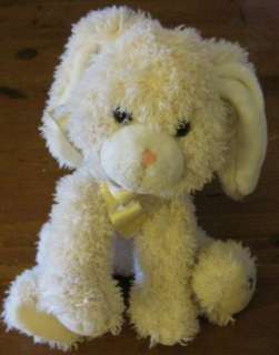 Russ Shining Star Cream colored oatmeal Bunny beige bow S4  