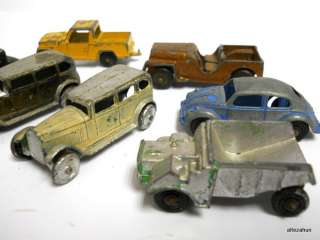 lot of 9 Vintage TOOTSIE Toy Cars, Truck Die Cast  