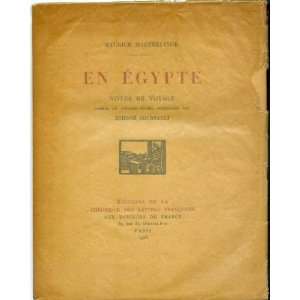  En Egypte Notes De Voyage Books