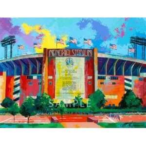  Memorial Stadium   Oversize Giclee on Canvas Framed 
