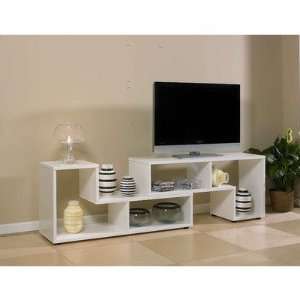  Two Tone Bookcase in Espresso and White (Set of 4) Office 