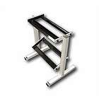   Barbell RK 3D 2 Tier Compact Horizontal Dumbbell Weight Storage Rack
