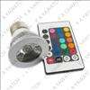 16 Color Changing E27 3W RGB LED Light Bulb Lamp With IR Remote 