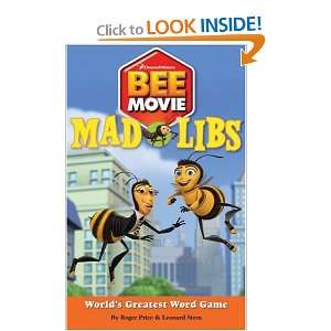  Bee Movie Mad Libs (9780843126754) Richard Price, Leonard 