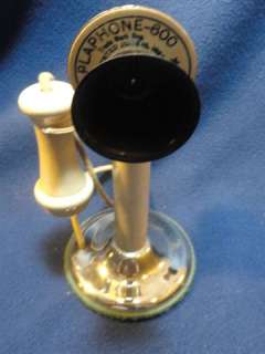 Plaphone 600 1922 Candlestick Telephone Toy  
