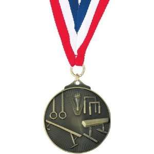  Gymnastics Medals   2 inch gymnastics medal Sports 