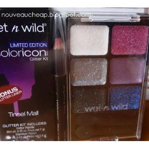 Wet n Wild Coloricon limited edition Tinsel Mall with bonus glitter 