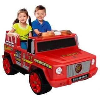  Kid Trax Red Fire Engine Electric Ride On Toys & Games