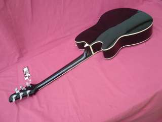 Ibanez Talman TCY10EBK Cutaway Acoustic Electric Guitar Features
