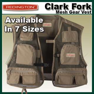 Redington Clark Fork Mesh Fly Fishing Vest 2XL/3XL 608895930398  