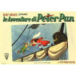 Peter Pan Movie Poster (11 x 14 Inches   28cm x 36cm) (1976) Italian 